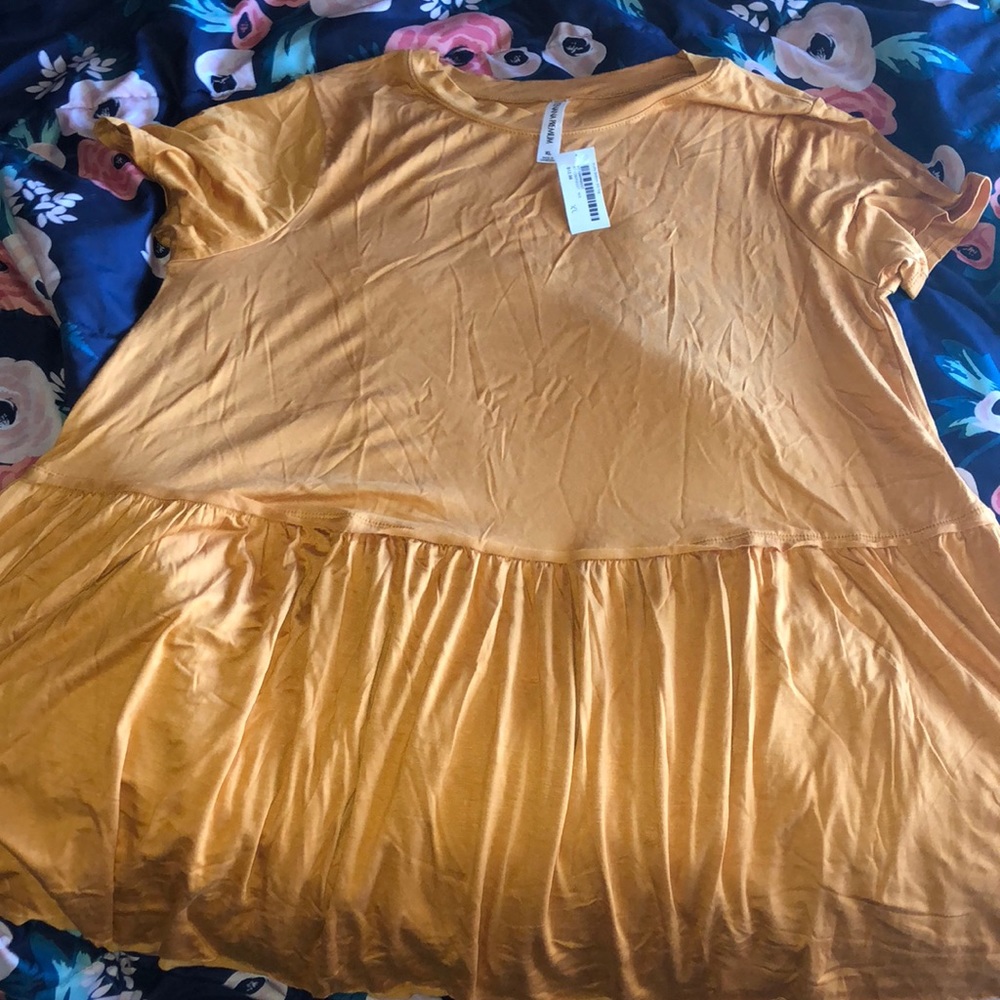 Mustard shirt! Size XL